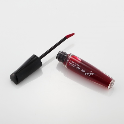 Tony Moly   , :   Delight Tony tint 01 Cherry pink  2