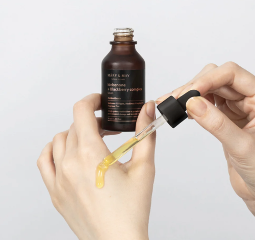 [����] Mary&May ������������� ��������� � �������� � ����������, Idebenone + Blackberry Complex Serum ���� 3
