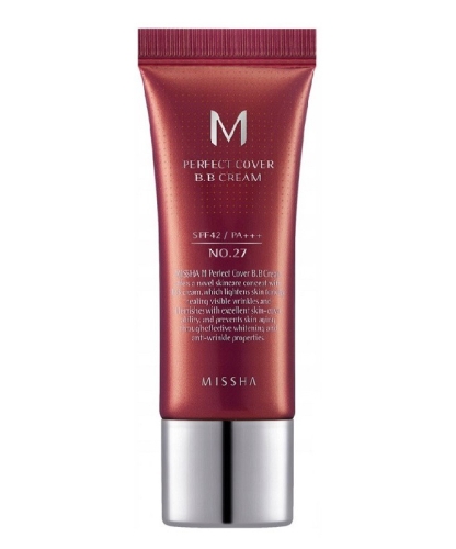 Missha BB- , 27  (), M Perfect Cover B.B Cream mini