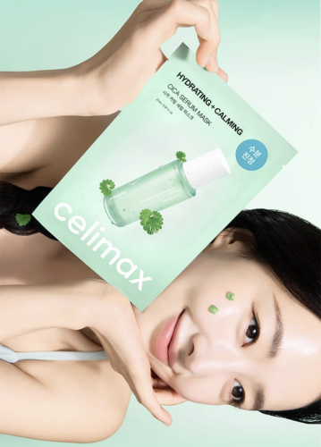 Celimax �������� ��������� ����� � ��������� ��������� � ����������, The Real Cica Calming Serum Mask ���� 3