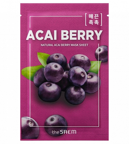 The SAEM        ()  Natural Acai Berry Mask Sheet