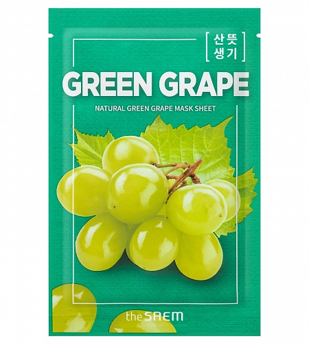 The SAEM       () Natural Green Grape Mask Sheet