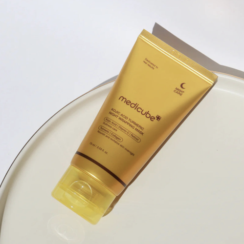 Medicube ������ �����-����� � ���������, ��������� � � ������� ��������, Kojic Acid Turmeric Night Wrapping Mask ���� 4