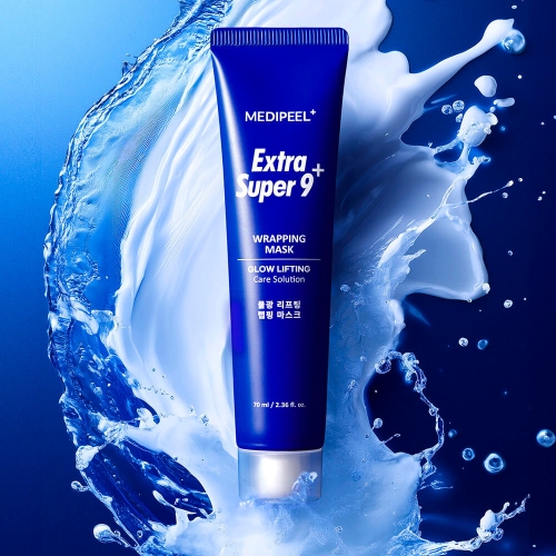 MEDIPEEL ������ �����-����� � �������-��������� � ���������� ������, Extra Super 9 Plus Water Glow Lifting Wrapping Mask ���� 4