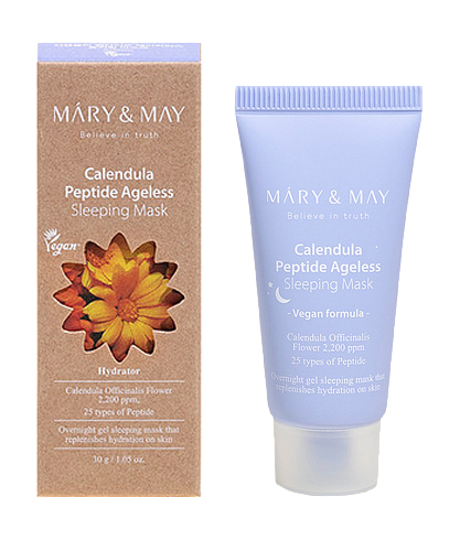 Mary&May        ()  Calendula Peptide Ageless Sleeping Mask Mini