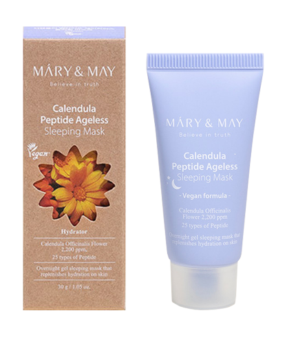 Mary&May        ()  Calendula Peptide Ageless Sleeping Mask Mini