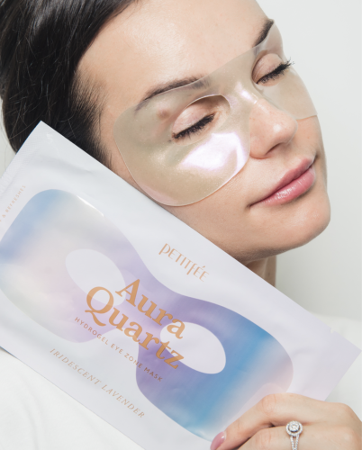 Petitfee -      , Aura Quartz Hydrogel Eye Zone Mask Iridescent Lavender  3