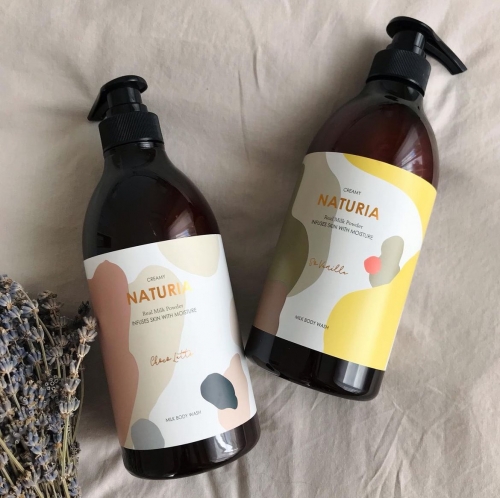 Naturia      750  Creamy milk body wash so vanilla  2