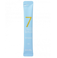 Masil      " " (), 7 Ceramide Perfume Shower Gel Baby Powder Tester