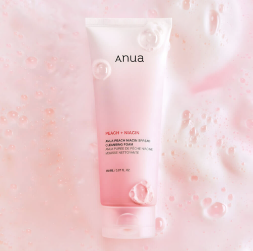 Anua �����-���� ��� �������� � �������� � ������������, Peach Niacin Spread Cleansing Foam ���� 4