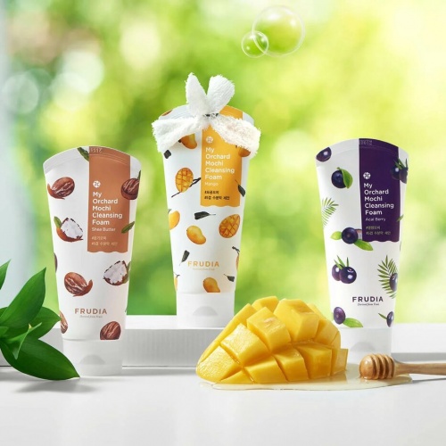 Frudia       My orchard mochi cleansing foam peach  2