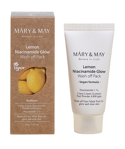 Mary&May        ()  Lemon Niacinamide Glow Wash Off Pack Mini