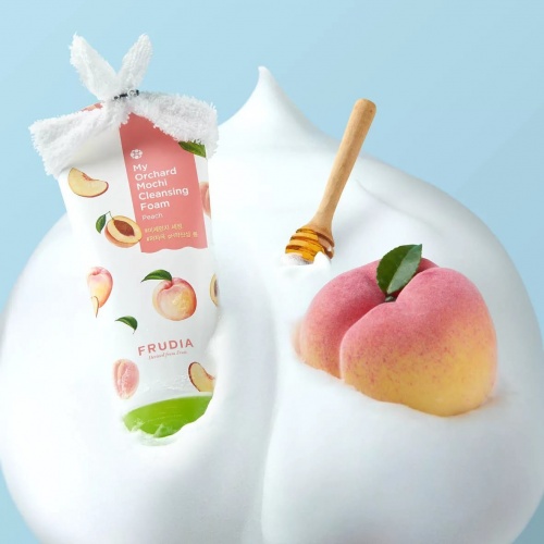 Frudia       My orchard mochi cleansing foam peach  3