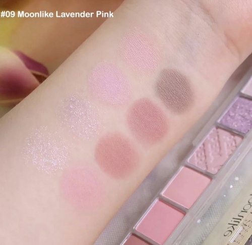 Peripera   8 ,  09 MoonLike Lavender Pink,  All Take Mood Palette  5