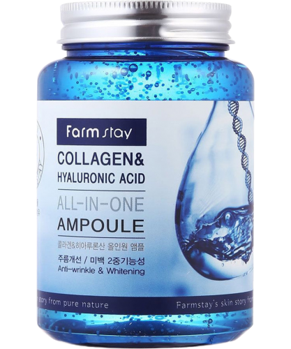 FarmStay      Collagen & hyaluronic acid all-in-one ampoule