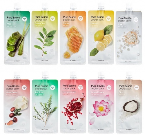 Missha        10   Pure source pocket pack tea tree  5