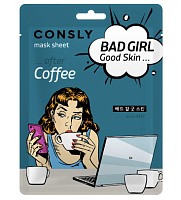 Consly   " ", Bad Girl Good Skin After Coffee Abuse Mask Sheet