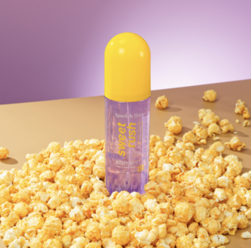 Spark&Glow �����-���� ��� ���� � ����� � �������� ������� ��������, Sweet Rush Purple Toffee Body Mist ���� 2
