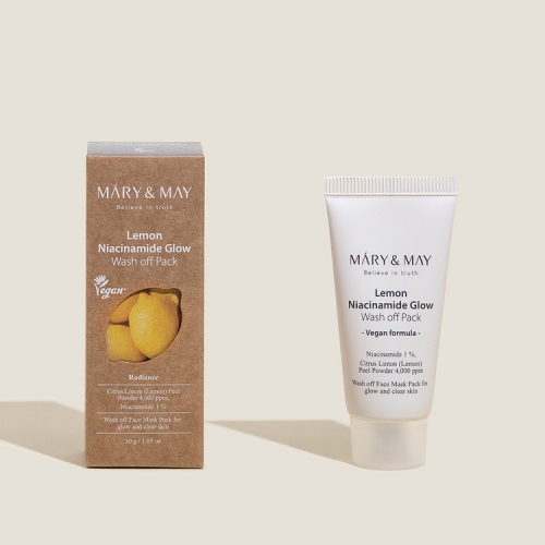 Mary&May        ()  Lemon Niacinamide Glow Wash Off Pack Mini  2