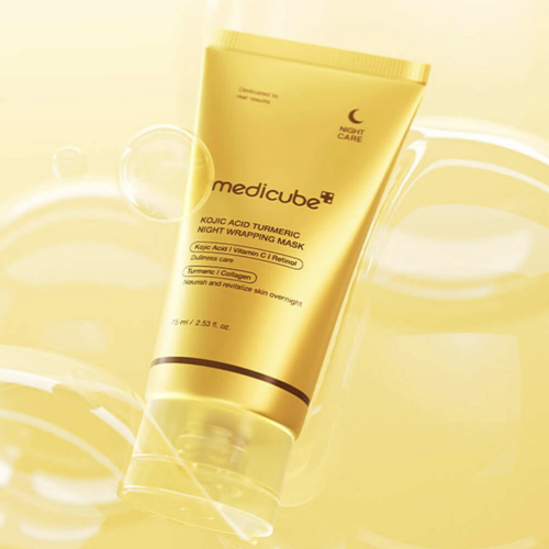 Medicube ������ �����-����� � ���������, ��������� � � ������� ��������, Kojic Acid Turmeric Night Wrapping Mask ���� 6