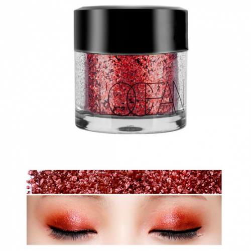 L'OCEAN     ,  17 Lucy Burgundy, Creamy Pigment Eye Shadow  3