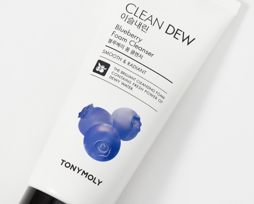 Tony Moly       Clean dew blueberry cleansing foam  3