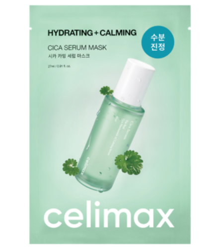 Celimax �������� ��������� ����� � ��������� ��������� � ����������, The Real Cica Calming Serum Mask