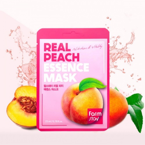 FarmStay        Real peach essence mask  4