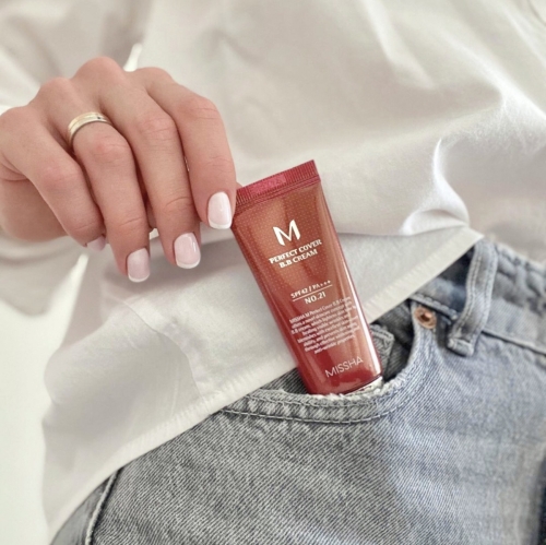Missha BB- , 27  (), M Perfect Cover B.B Cream mini  4