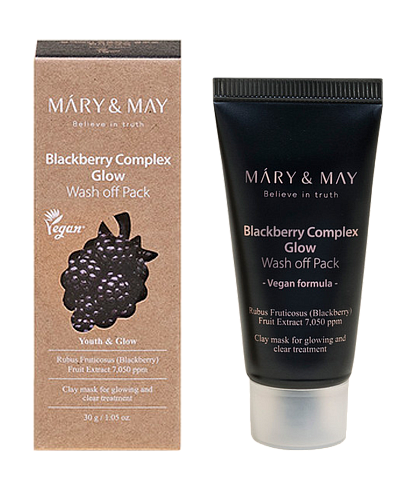 Mary&May      ()  Blackberry Complex Glow Wash Off Pack Mini