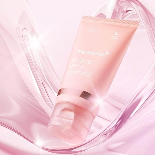 [������� ���������] Medicube ������ �����-����� � ���������� � ����������, Collagen Night Wrapping Mask ���� 4