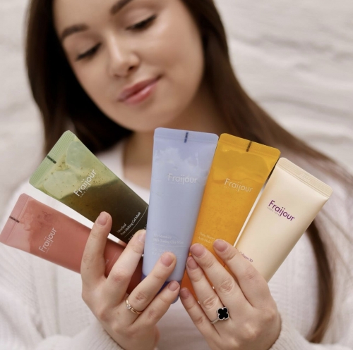 Fraijour ��������� �������� ����� ��� ����  � ��������� ���������� � ����������������, Pro Moisture Milk Toning Clay Mask ���� 5
