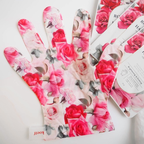 Koelf �����-�������� � �����, ��������� � ����������, 1 ����,  Rose petal satin hand mask ���� 4