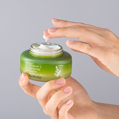 FarmStay ������������� ���� ��� ���� � ������� � ����������, Mugwort&Ceramide Cream ���� 3