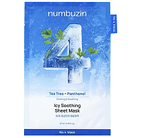 Numbuzin ����������� �������� ����� � ��������� � ���� ����, No.4 Icy Soothing Sheet Mask