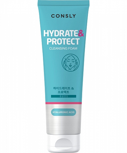 Consly         Hydrate&protect cleansing foam hyaluronic acid