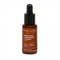 [����] Mary&May ������������� ��������� � �������� � ���������� (����), Idebenone + Blackberry Complex Serum Mini