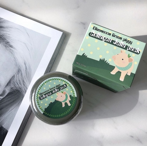Elizavecca �����-���� � ���������� Green piggy collagen jella pack ���� 3