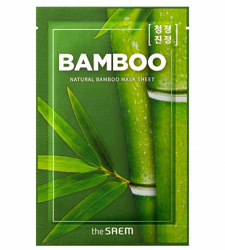The SAEM       () Natural Bamboo Mask Sheet