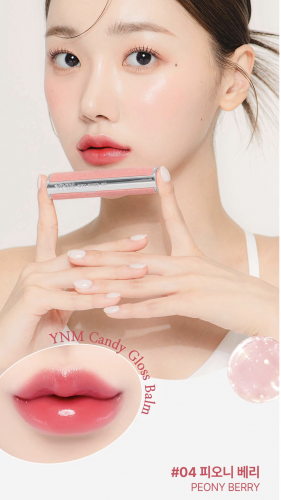 YNM  -  ,  04 Peony Berry,  Candy Pop Glow Melting Balm  7