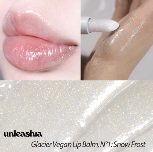 [����] Unleashia ���������� ������� ��� ��� � ��������, ������� 01 Snow Frost, Glacier Vegan Lip Balm ���� 2