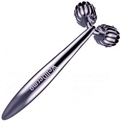 Wellderma ������������ ������� ��� ���������� ����� ����  Face lifting dark silver roller