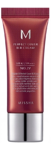 Missha BB- , 27  (), M Perfect Cover B.B Cream mini