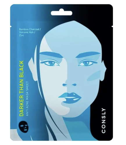 Consly ׸         , Darker than Black Anti Acne Mask Sheet