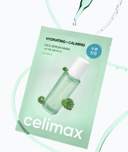 Celimax �������� ��������� ����� � ��������� ��������� � ����������, The Real Cica Calming Serum Mask ���� 7