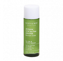Mary&May ˸���� ����� ��� ���������� ���� � ��������� � ������ ������� (����), Vegan CICA Tea Tree AHA PHA Toner Mini