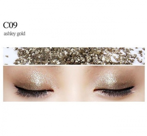 L'OCEAN     ,  09 Ashley Gold, Creamy Pigment Eye Shadow  2