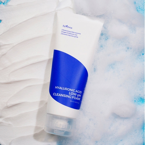 IsNtree �������������� ����������� ����� ��� �������� � ����������, Hyaluronic Acid Low-pH Cleansing Foam ���� 3