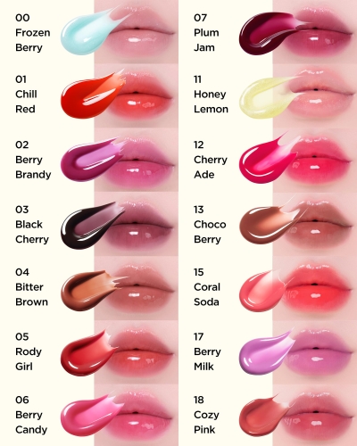 TOCOBO  -  ,  11 Honey Lemon, Juicy Berry Plumping Lip Oil Glam Max  8
