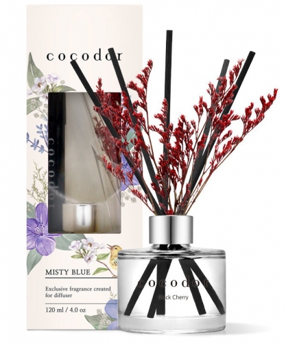 Cocodor     [Black Cherry - Ҹ ] Misty Blue Flower Diffuser